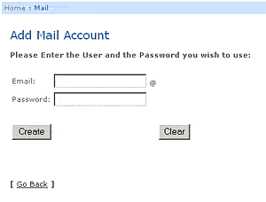 Configuring a Pop Email Account
